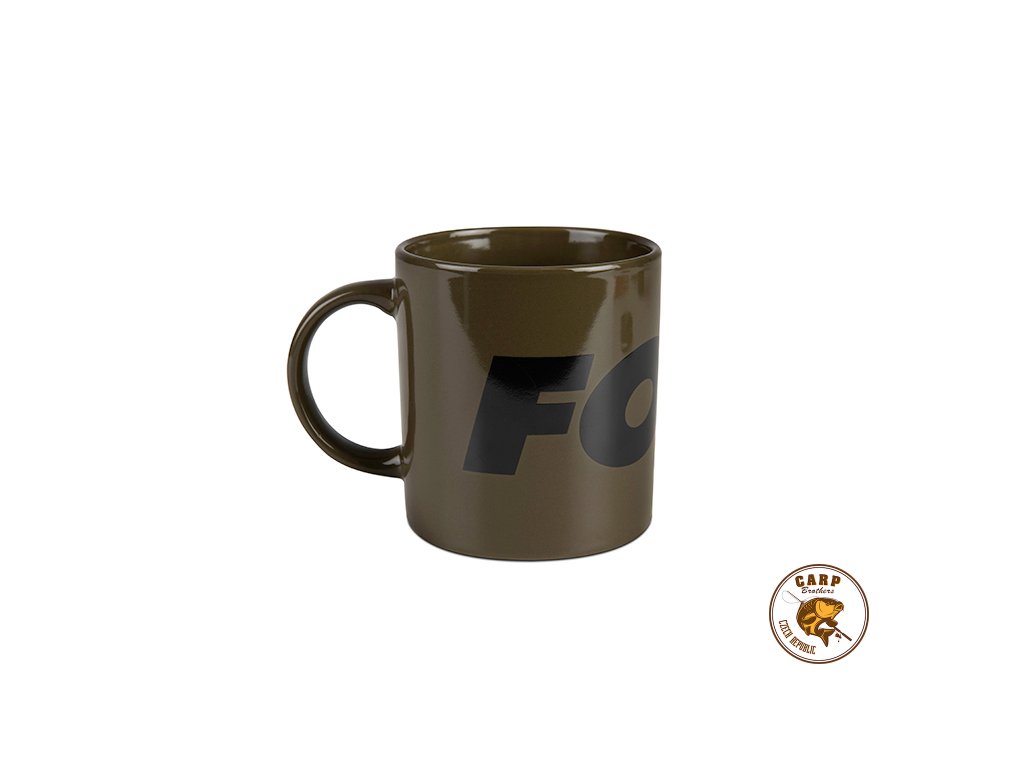 Fox Collection Mug Green/Black (Varianta Fox Green and Black Logo Ceramic Mug)