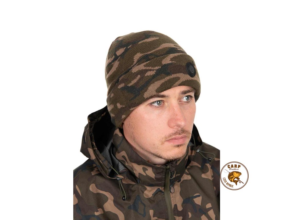 Fox Camo Sherpa Tec Beanie (Varianta Fox Camo Sherpa Tec Beanie)