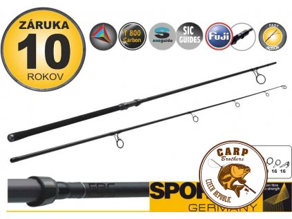 Kaprové pruty SPORTEX FBC CS-3 Carp 2-díl (Velikost 396cm / 3,75lbs)