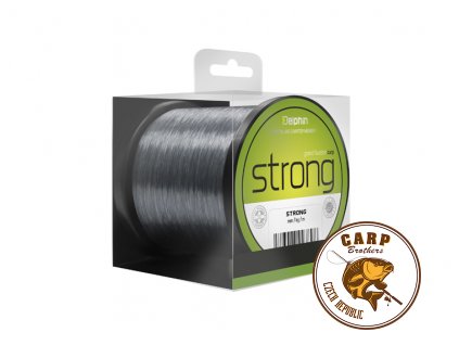 Delphin STRONG CARP/šedá (Varianta 0,35mm 22,2lbs 4000m)