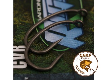 Gardner Háčky bez protihrotu Curved Rigga Hooks (CVR) Barbless