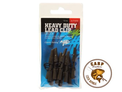 Giants fishing Boční závěs kovový Heavy Duty Lead Clip Green, 10ks