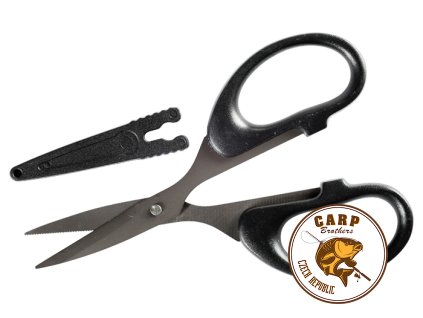 Giants fishing Nůžky černé Scissors with Safety Cap