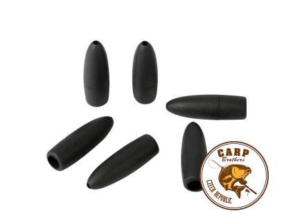 Gardner Zátěž na háček Covert Tungsten Ronnie Sleeves, 8ks, vel.12mm x 4,1mm