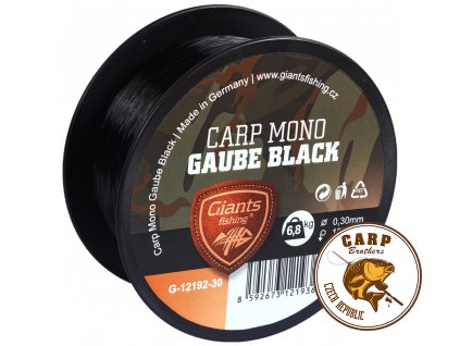 Giants fishing Vlasec Carp Mono Gaube Black