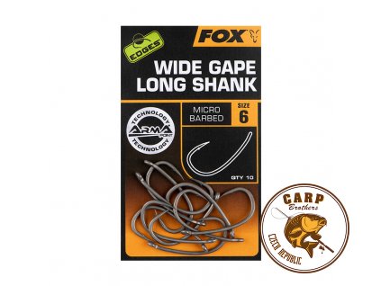 Fox EDGES™ Wide Gape Long Shank (Varianta Edges Armapoint Wide Gape Long shank - Size 4)