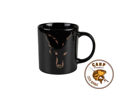 Fox Black & Camo Head Ceramic Mug (Varianta Fox Black and Camo Head Ceramic Mug)