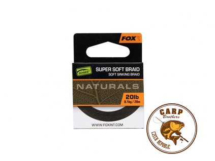 Fox EDGES™ Naturals Super Soft Braid (Varianta Naturals Soft Braid hooklength 20m 20lb)