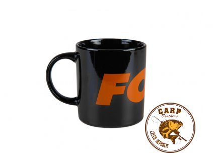Fox Collection Mug Black/Orange (Varianta Fox Black and Orange Logo Ceramic Mug)
