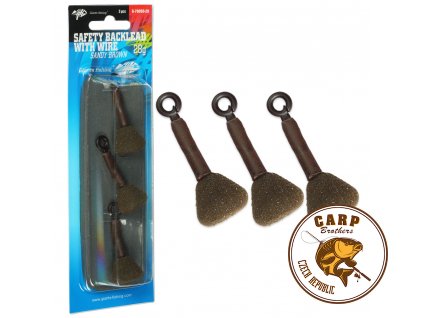 Giants fishing Zátěž Safety Backlead with Wire Sandy Brown(3pc)