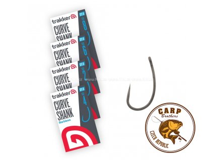 11826 trakker curve shank barbless hooks