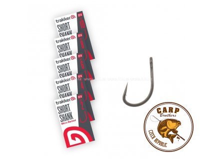 11832 trakker short shank micro barbed hooks