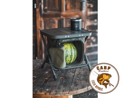 36908 3 giants fishing skladaci stolek s taskou folding table with bag