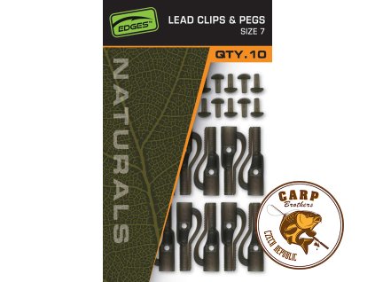Fox EDGES™ Naturals Lead Clips & Pegs - Size 7 (Varianta Naturals Size 7 Lead Clips & pegs)