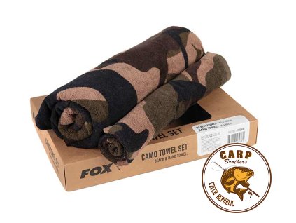 Fox Beach/Hand Towel Set (Varianta Fox Camo beach / hand towel box set)