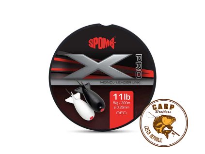 Spomb X Pro Mono (Varianta Spomb X Pro Mono 0.26mm/11lb x 300m RED)