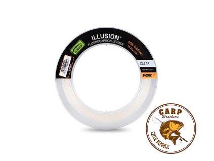 Fox Illusion Fluorocarbon Leaders (Varianta Illusion Fluorocarbon Leader 30lb 13.6kg (0.50mm) x 50m - Naturals Green)