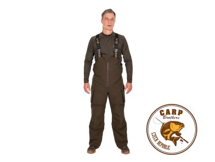 Fox Sherpa Tec Sallopettes - Khaki (Varianta Fox Khaki Sherpa Tec Salopettes 4XL)