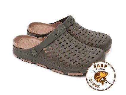 Fox Khaki Clogs (Varianta Fox Khaki clogs  - sz 12 / 46)