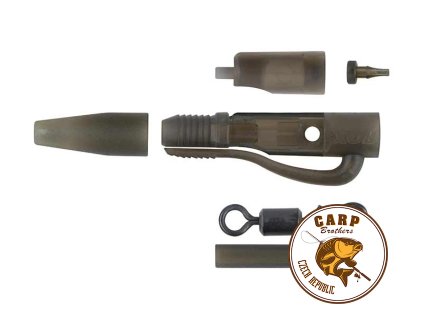 Fox Edges Tubing Lead Clip Kit (Varianta Edges Naturals Tubing Leadclip Kit 5pcs)