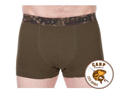 Fox Boxer Shorts - Khaki/Black (Varianta Boxer Shorts 2pk khaki / black L)