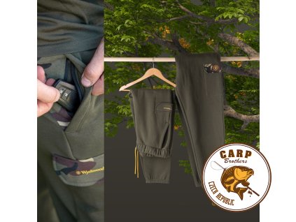 Wychwood tepláky Carp Green Joggers
