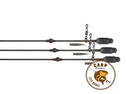 Fox Edges Tuff Tungsten Tubing Heli-Clip Rigs (Varianta Edges Tuff Tungsten Tubing Heli-Clip Rigs 3pcs)