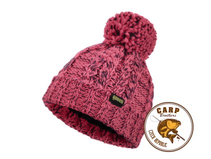 40052 pletena zimni cepice delphin queen love