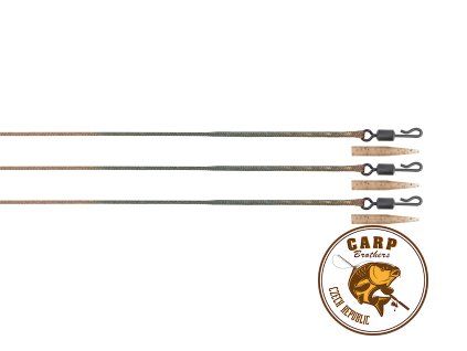 Edges Camo Leadcore Leaders (Varianta 50lb 3 pcs)