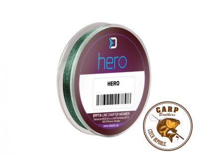 Delphin HERO 8 / zelená (Varianta 0,50mm 26,40kg 10m)