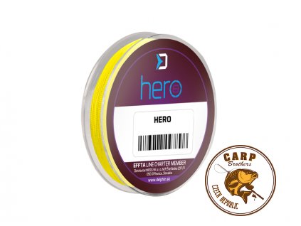 Delphin HERO 8 / fluo žlutá (Varianta 0,50mm 36,40kg 10m)