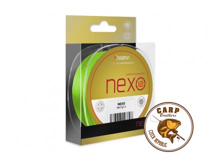 Delphin NEXO 12 / fluo zelená (Varianta 0,25mm 51,7lbs 1300m)