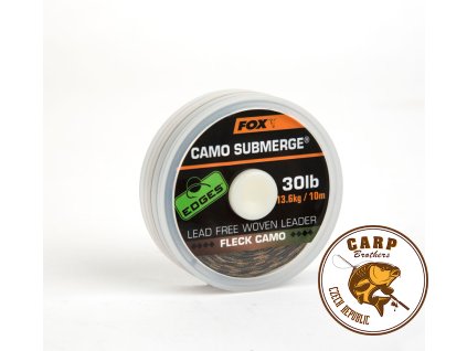 EDGES™ Submerge Camo Leader (Varianta Submerge Fleck Camo 50lb - 10m)