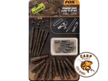 EDGES™ Camo Power Grip Lead Clip Kit Sz 7 (Varianta Size 7 x5)