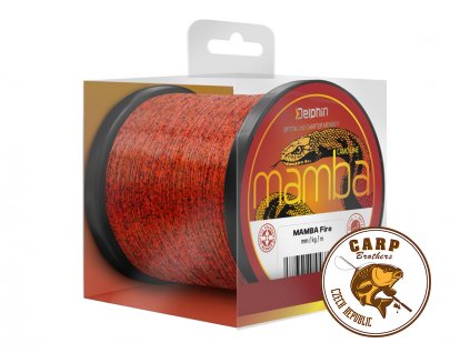 Delphin MAMBA Carp / Fire (Varianta 0,34mm 8,1kg 6000m)