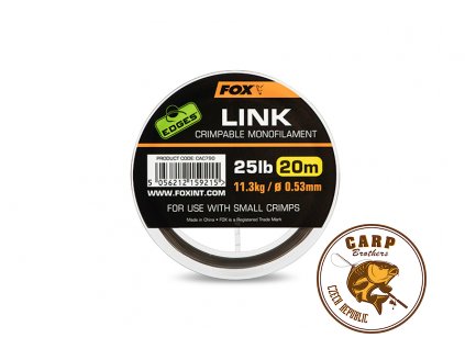 Fox Edges Link Trans Khaki Mono (Varianta 35lb/0.64mm)