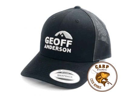 7086 ksiltovka geoff anderson snapback sitova s logem cerna