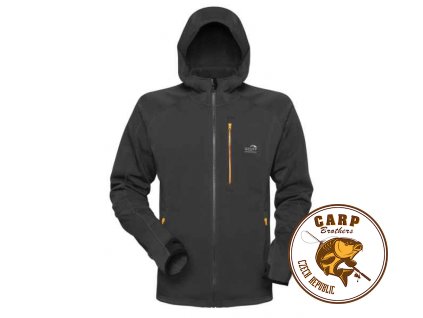 bunda z mikro fleece HOODY 3 černá (Varianta velikost XXXXL)