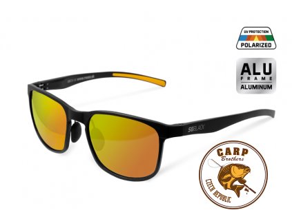842 polarizacni bryle delphin sg black oranzova skla