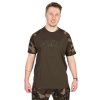 Fox Khaki/Camo Outline T-Shirt (Varianta khaki / Camo Outline T - small)