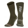 Fox Collection Socks (Varianta Fox Green / Silver Thermolite long sock 10 - 13 (Eu 44-47))