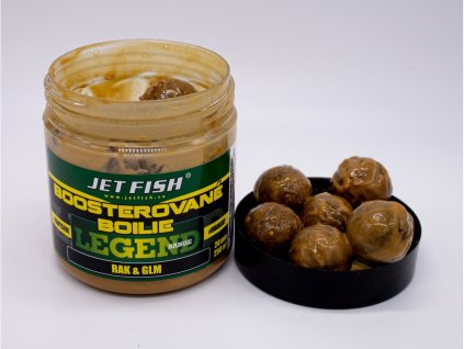 JET FISH Legend Range - Boosterované boilie 250ml - 24mm : RAK & GLM