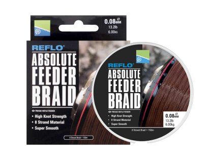 PRESTON INNOVATIONS Absolute Feeder Braid 150 m (Průměr 0,10 mm)