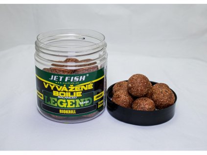 JET FISH 250ml-24mm Legend range Vyvážené boilie : BIOKRILL