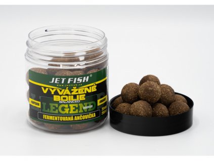 JET FISH 250ml-20mm Legend range Vyvážené boilie : FERMENTOVANÁ ANČOVIČKA