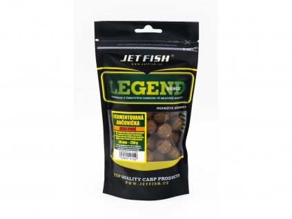 JET FISH Legend Range - Extra tvrdé boilie 250g - 20mm : FERMENTOVANÁ ANČOVIČKA