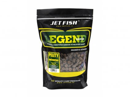 JET FISH Legend Range - Pelety 1kg - 12mm : ANČOVIČKA