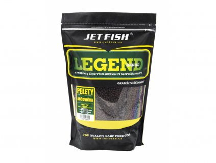 JET FISH Legend Range - Pelety 1kg - 4mm : ANČOVIČKA