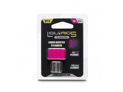 Liquirigs - Liquid Zig Booster kapsle, růžová a čirá 4+2ks