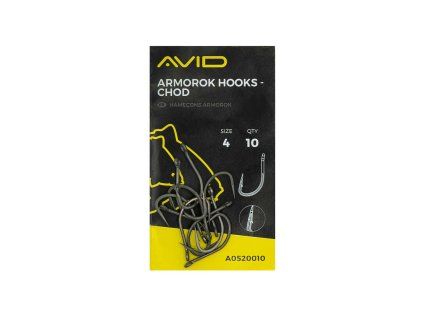 AVID CARP Armorok Hooks - Chod barbed (Velikost 2)